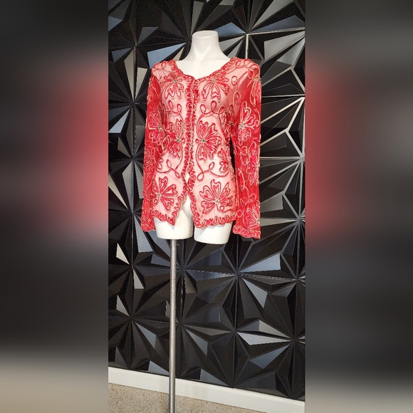 Youlim sheer embroidered top - Picture 1 of 3